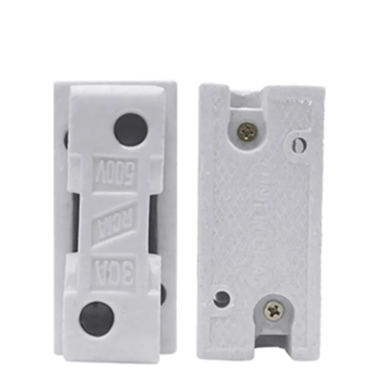 good quality blade fuse H555 30A india type ceramic fuse unit ceramic fuse holder