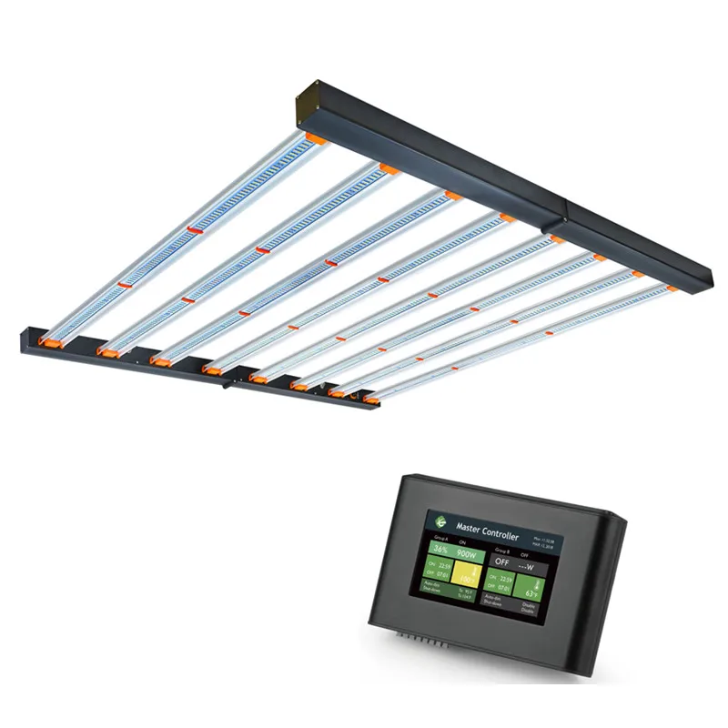 Longood  0-10V Dimmable LED Grow Lights foldable 650W 720W lm301b Hydroponic indoor Plants Growth Light