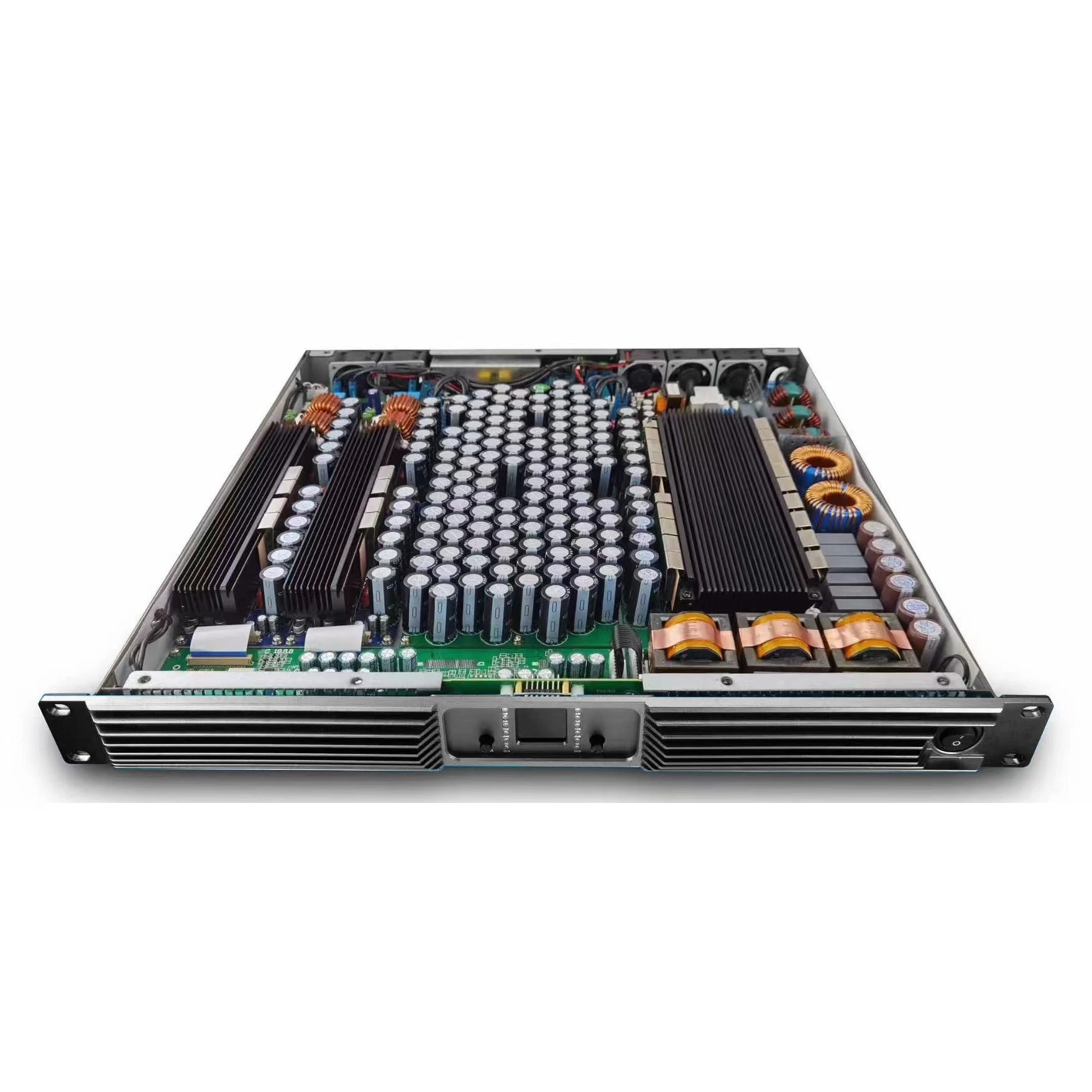 Gallium nitride Technology R420 2Ω stable working 4 channel 26800 Watts Class D Dj equipment 1U power amplifier for PA concerts