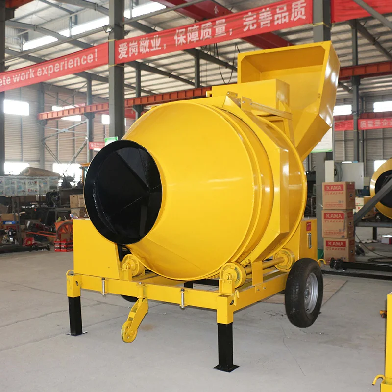 Js500 Concrete Mixing Machine Self Loading Concrete Mixer For Block Making Machine Small Concrete Mixer With Pump Machine