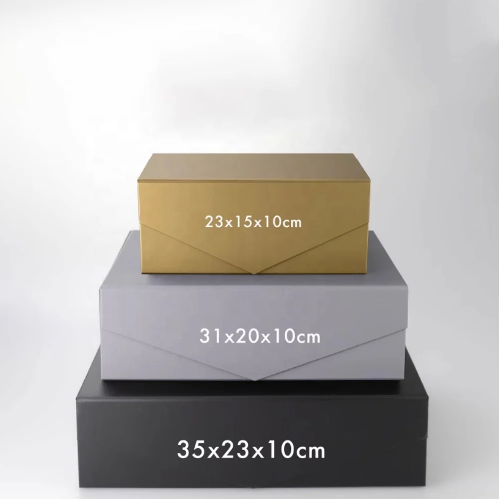 Biodegradable Matte gray Rigid Folding Paper Cardboard Boxes Luxury Electronic Skin care cosmetics packaging Magnet Gift Box