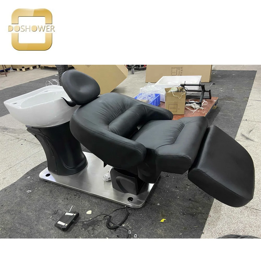 Массажная кровать с чашей шампуня массажная для мытья волос стул
