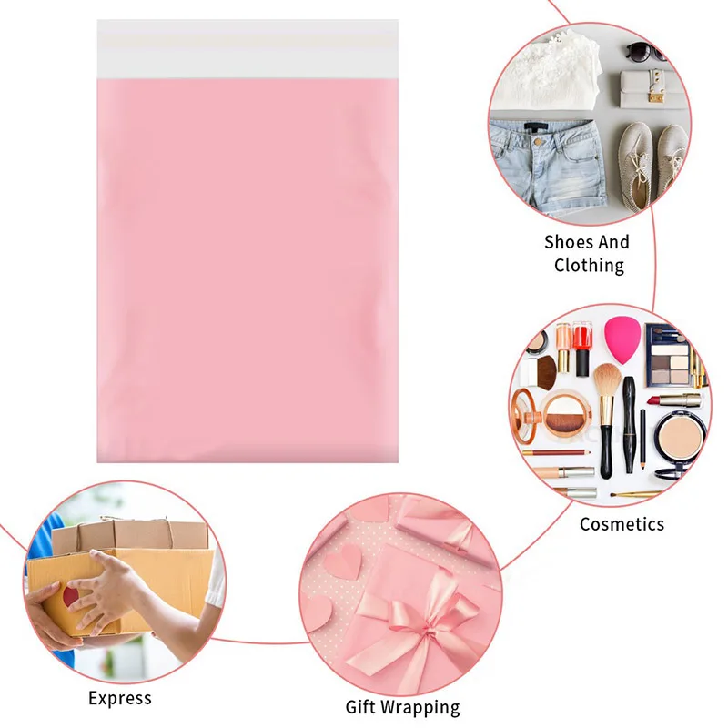 Factory Price Poly Mailing Bags Custom Logo Courier Polymailer Express Shipping Packing Mailer Bag For Clothes Shoe Clothing