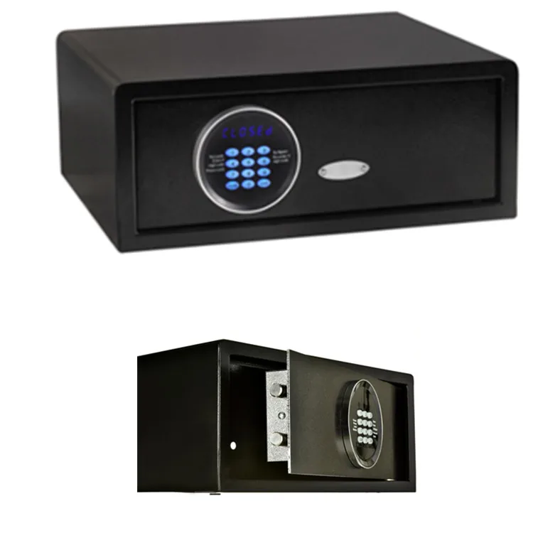 Стальной секретный денежный депозит охранный мини электронный цифровой номер ноутбук 24 гостиничный Сейф шкафчик с CEU и ЖК-дисплеем