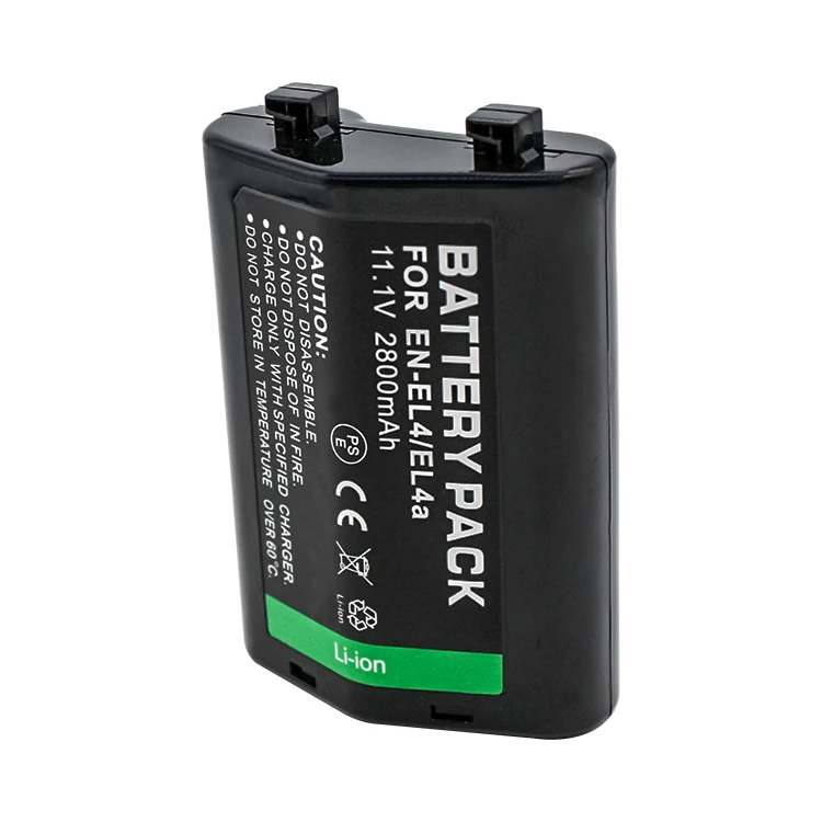 
11.1V Li-ion battery EN-EL4 EN-EL4a for Nikon D-SLR D3x D3 D2Xs D2X D2Hs D2H MB-D10 