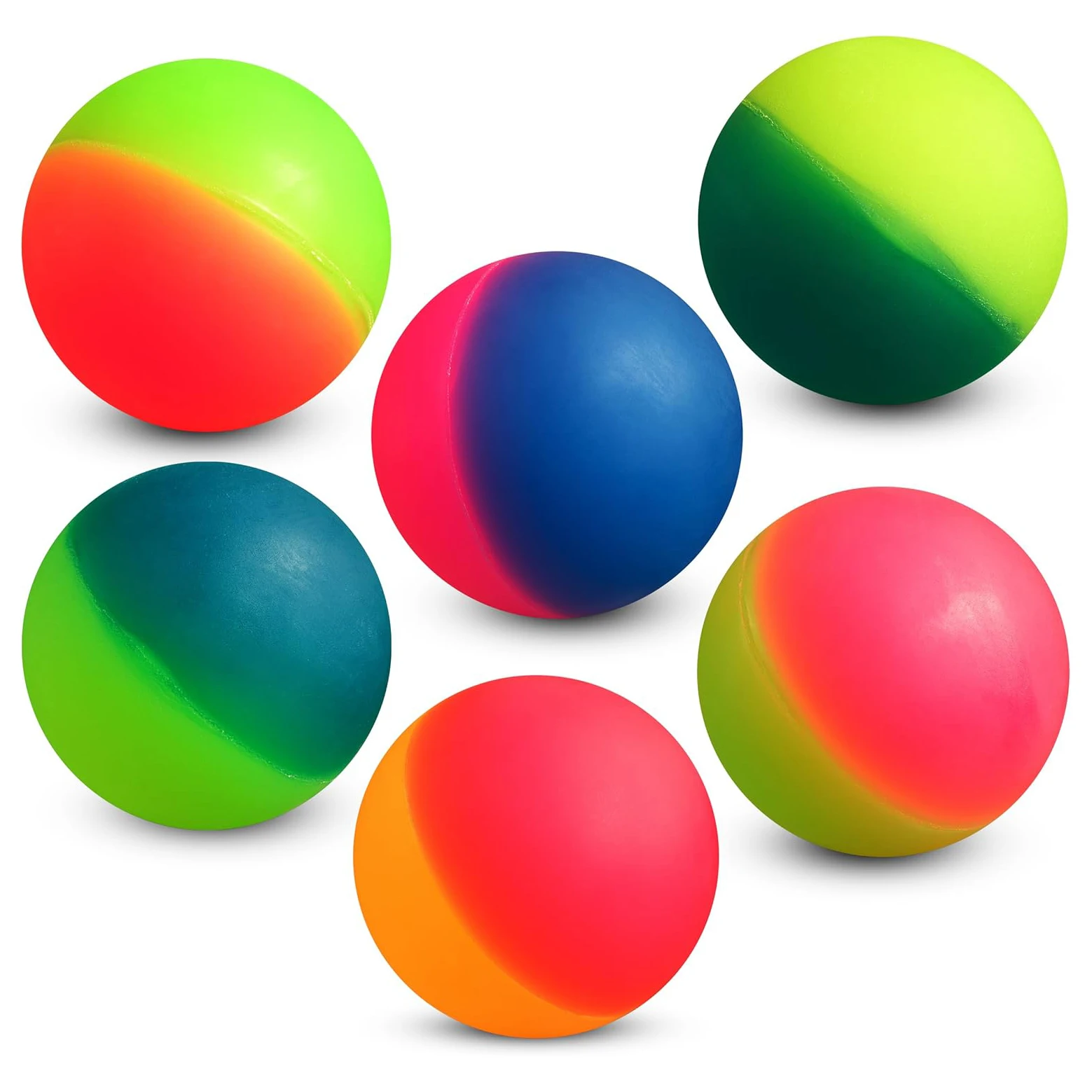 Wholesale 35 mm Synthetic Frosted Rubber Bouncing Ball bulk bouncy balls Vending Machine Custom bouncy ball
