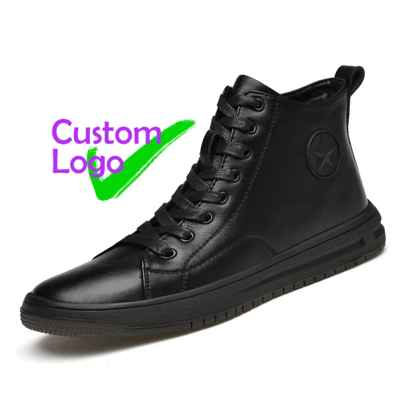 lace up high top Leather Shoes Real Hard Real Leather Shoes Manufacturer Height Ircreasing Caballeros Unusual Formal Leather