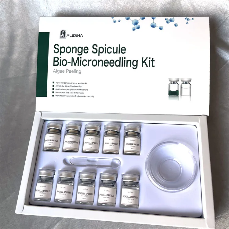 Spongilla Spicule 5Ml Patch Microneedling Scars Seaweed Whitening Melasma Sponge Microneedle Algae Peel Serum For Acne