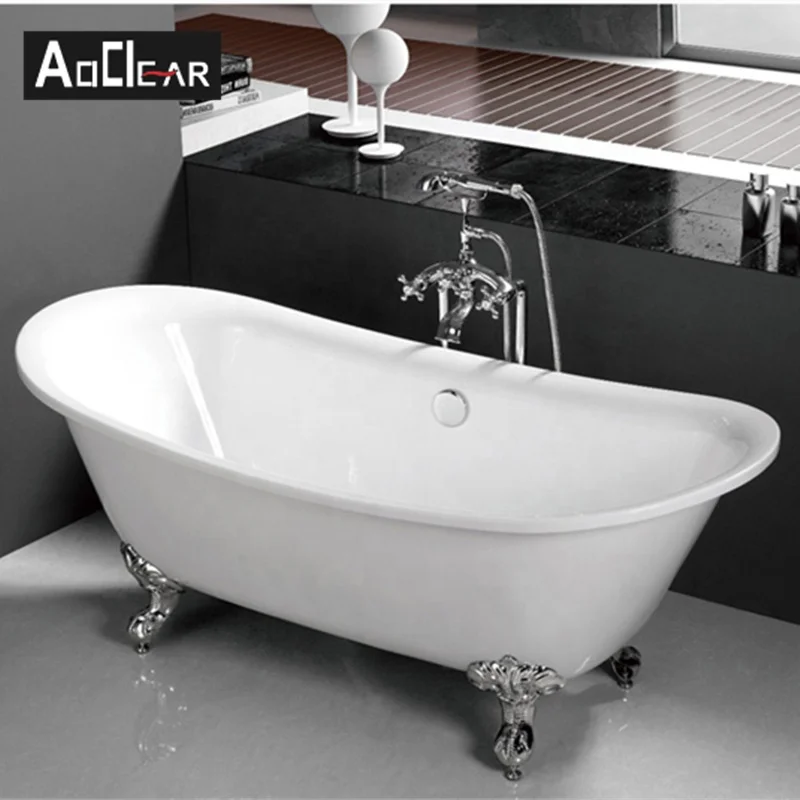 Golden antiqu heated soaking clawfoot tub feet other bath tubs freestanding bathtub