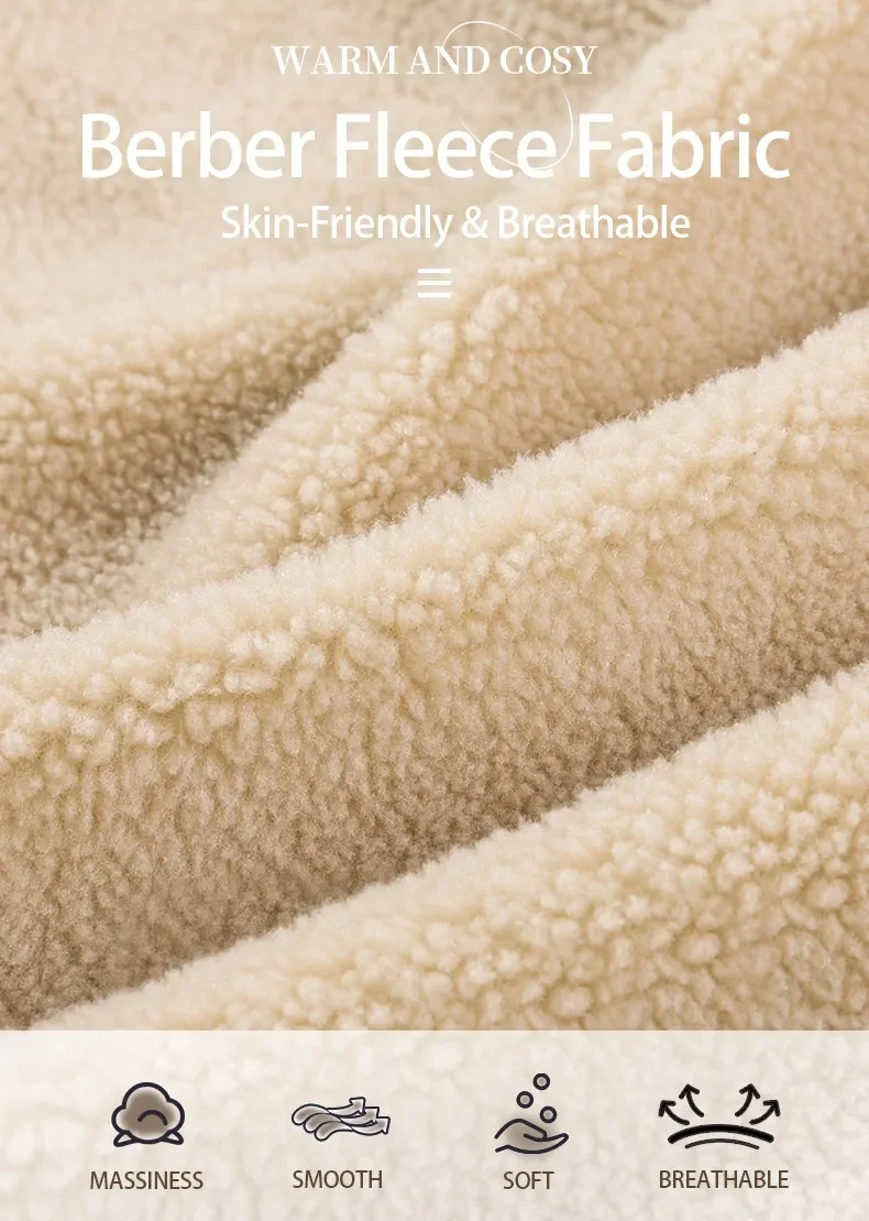 Soft Berber Fleece Heated Seat Washable Electric Heating Pad USB Heated Chair Pad for Home & Travel Use