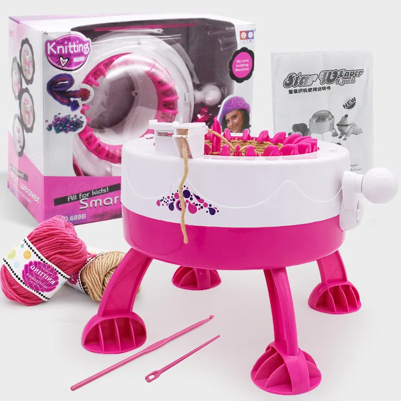 Hot Selling Small Diy Sweater Circular Knitting Machine 22 Needles Star Cylindrical Wool Knitting Machine