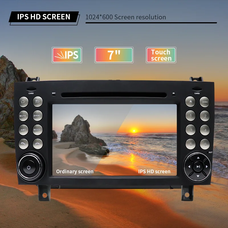 KD-7040 автомобильный DVD-плеер для Mercedes Benz серии Android радиоприемник 8 дюймов 2Din мультимедийный плеер