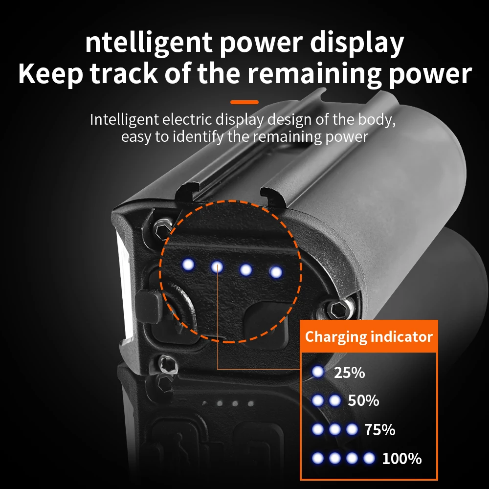 2024 New Bicycle LED Light 2600lm High Bright Night Bike Light USB Charging Outdoor Sports Mountain Bike Accessories