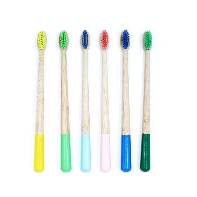 wholesale professional hotel dental set biodegradable adult bamboo toothbrush for travel