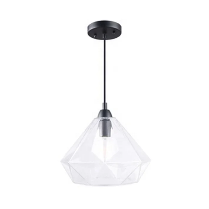 Simple Glass pendant light light fittings pendant living room bedroom bar chandelier indoor modern E26 E27