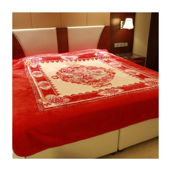 Сделано в Китае мягкое на ощупь изысканное теплое и комфортное переднее тисненое Облачное одеяло