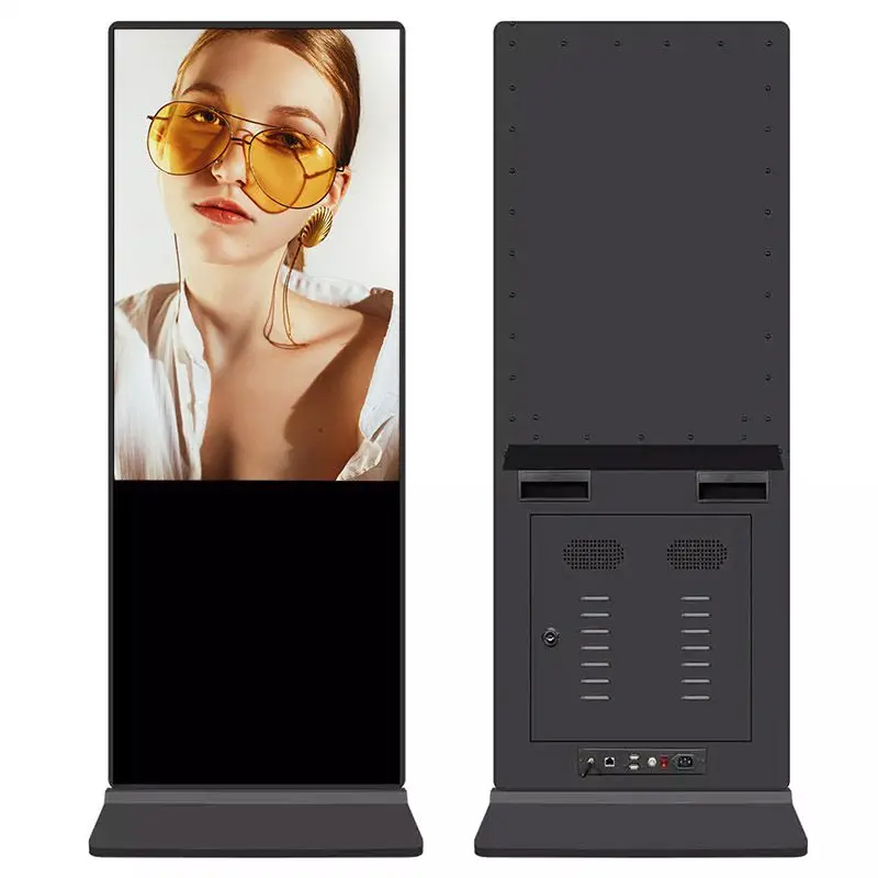 43 49 55 inch 450nits LED LCD Digital Signage Android Display HD 4k Poster Touch Kiosk Indoor TV Advertising Player Screen Kiosk