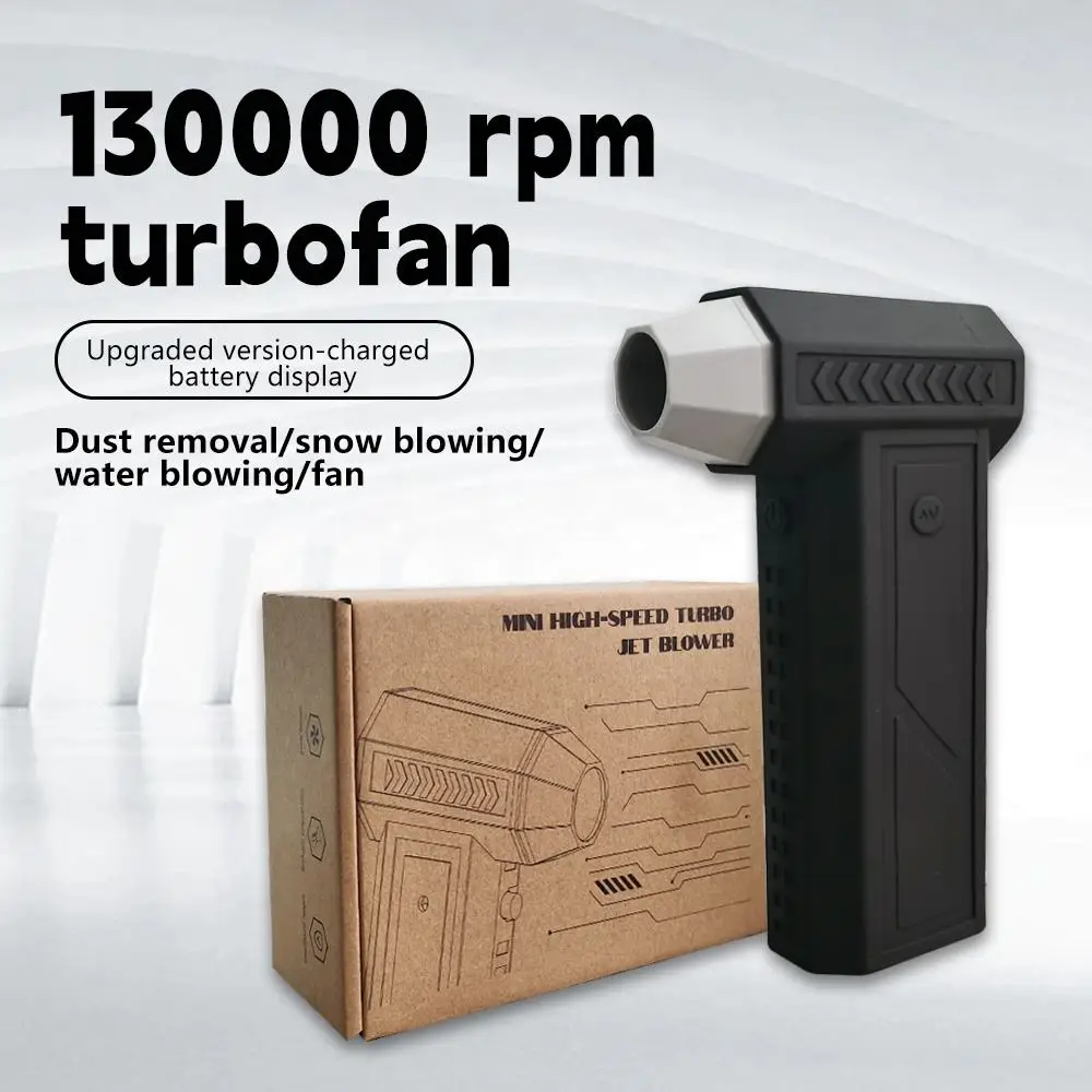 Household Portable Powerful Turbo Mini Strong Fan House Cleaning Handy Jet Outdoor Cooking Air Duster Fan For House Cleaning