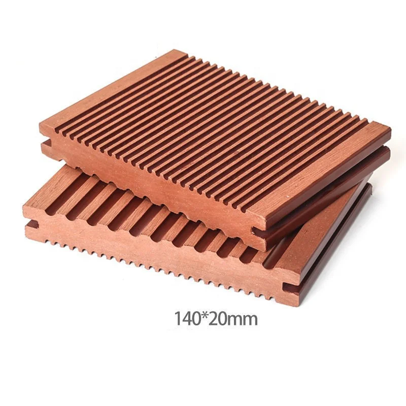 hot sale terrace outdoor floor wood texture waterproof plastic exterior composite wpc decking