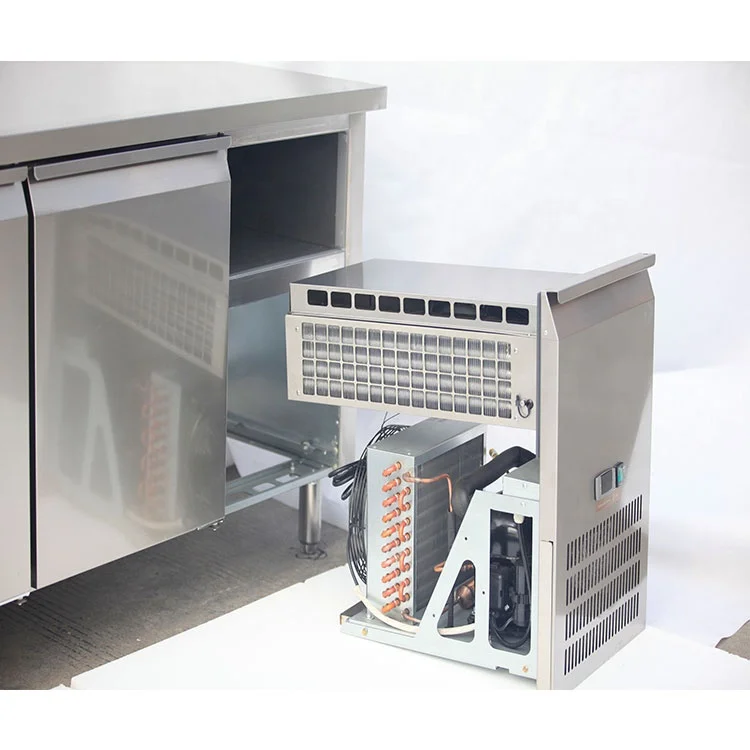 Worktop Freezer Working Table Fridge Workbench Refrigerator Equipment Milk Tea Shop Commercial Under Refrigerated Work Bench