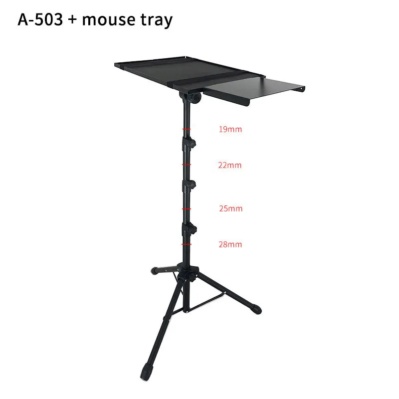Factory Price Higher Speaker Projector Stand Mouse Pad Tray Removable Portable Aluminum Adjustable Laptop Stand