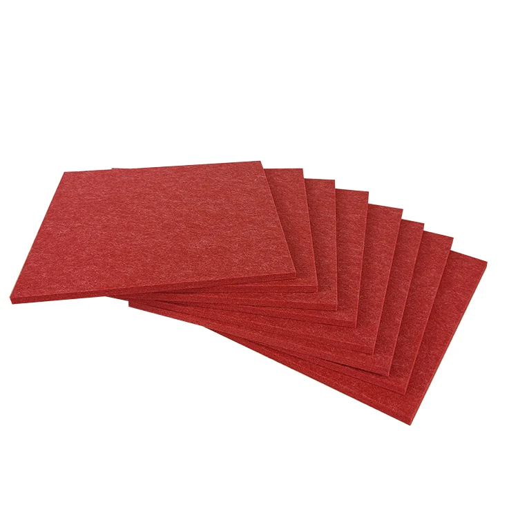 Soundproofing Materials Wall Decor Panels DECOR PANEL WALL Pet Felt Acoustic Panel for Home Cinema Studio Booth