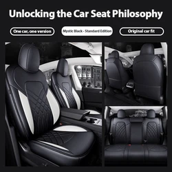 2021 Luxury Car Seat Cover for Tesla Model Y Car Leather Seats Cover Customized Car Accessories for Model 3