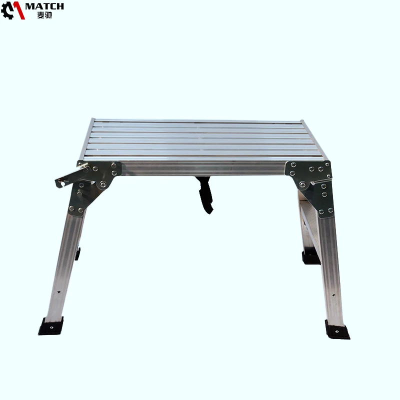 Foshan factory heat supply Aluminum alloy thickened car wash photography table home decoration folding stool ladder