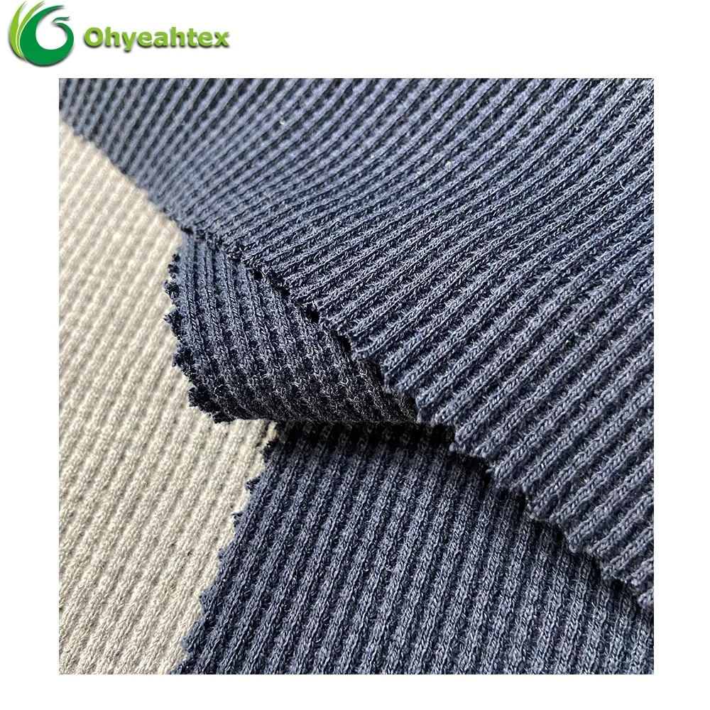 Oeko-Tex Standard 100 Waffle Organic Cotton Knit Fabric For Waffle Blanket