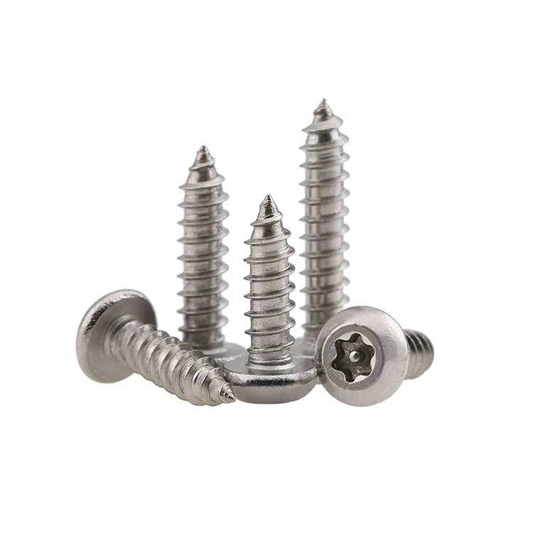 Drywall M4 M5 Torx socket Stainless Steel Countersunk flat round head Pointed Tail Screw self-tapping Self Tapping Torx Screw
