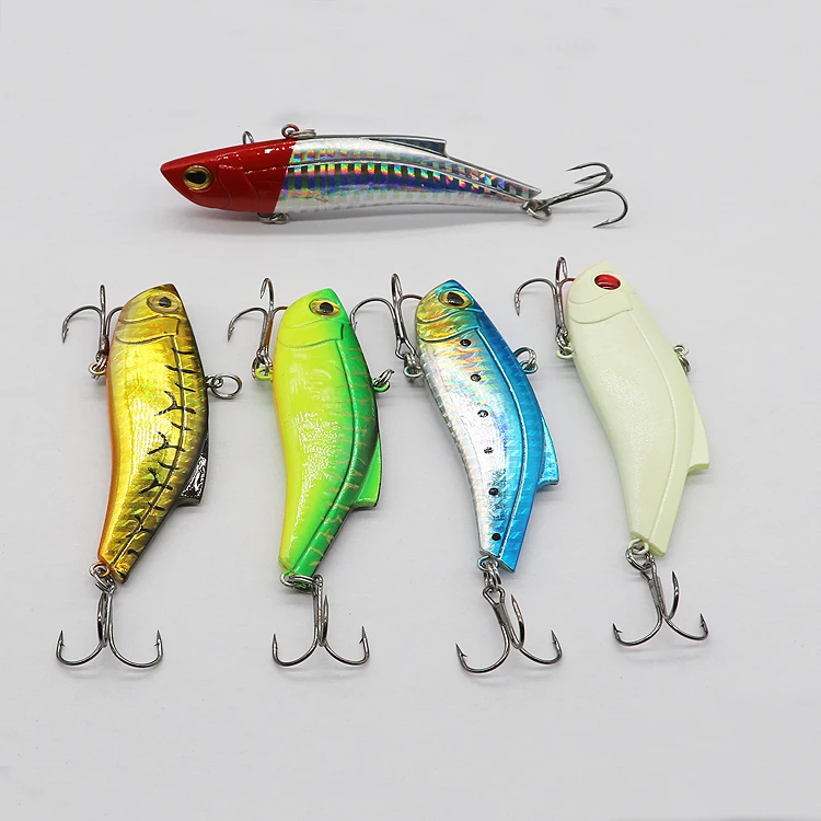 HOT SALE 9.3cm27.5g VIB Spoon Blade Metal Fishing LureBass Lures Artificial Bait Sinking Vibration Fishing Lure