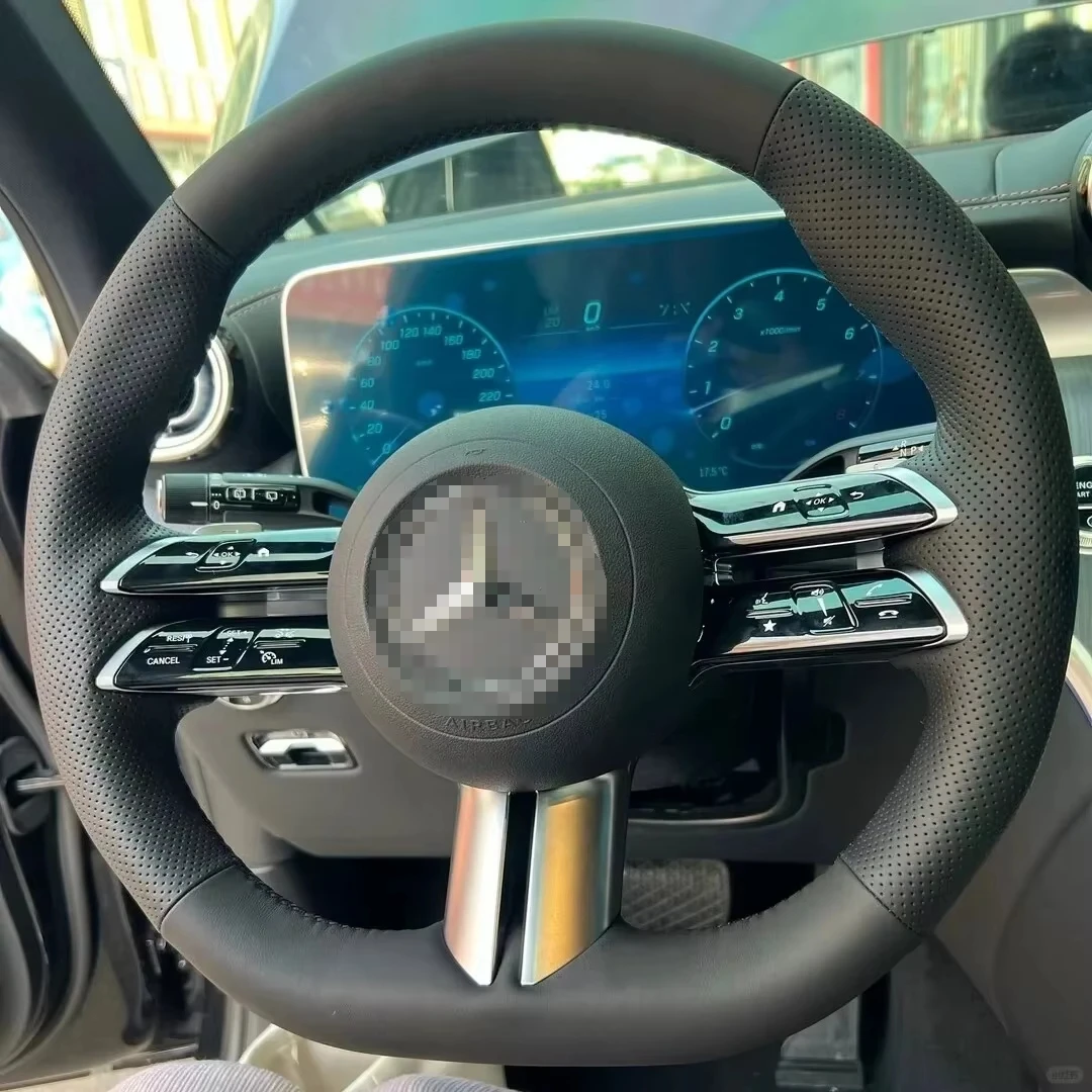 Кожаное светодиодное Рулевое колесо для Mercedes Benz C-Class C300 C200 C180 C260 C43 C63 W204 W205 A45