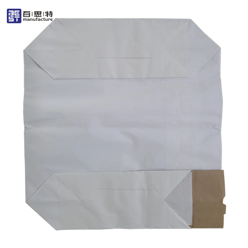 custom 25kg 50kg paper kraft sack valve paper bag kraft cement paper bag