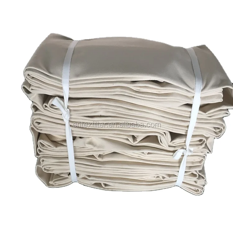 Sintered industrial high-efficiency high temperature polypropylene/pp p84 needle punched felt dust filter bag