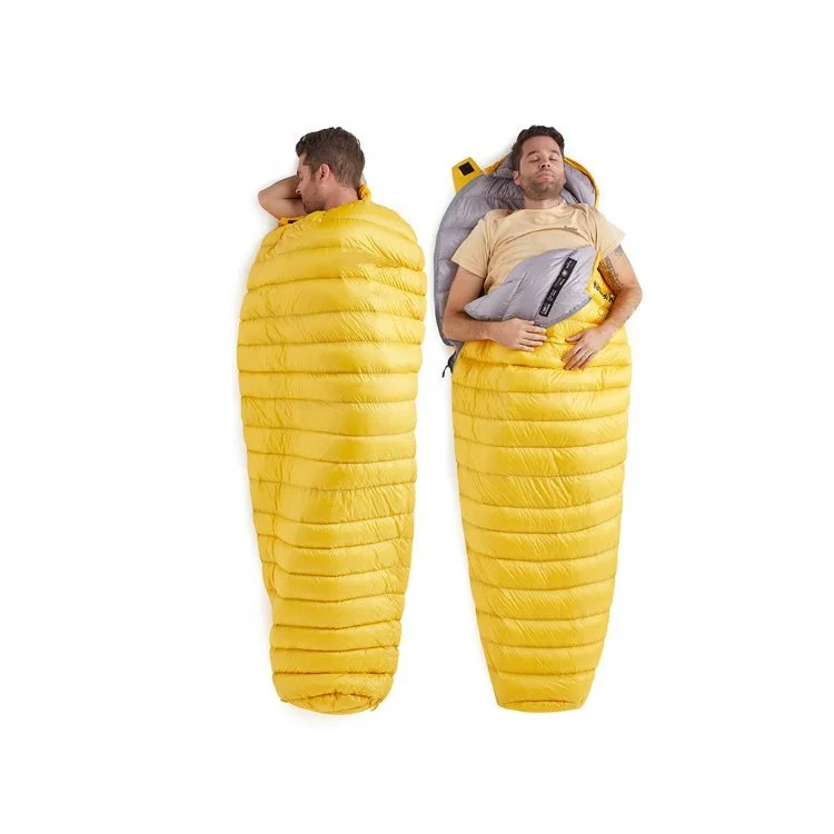 Factory Direct Sell Outdoor Mummy Cold Weather Goose Down Ultralight Sleeping Bag  Backpack Sleeping Bag