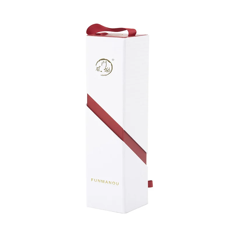 Custom Design Luxury Logo Printed Manufacturers Wine Shipping Box Recyclable Gold Foil Customized Magnetic Wine Box