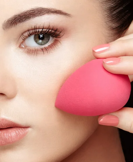 Wholesale makeup sponge sponge makeup latex free pink makeup sponge