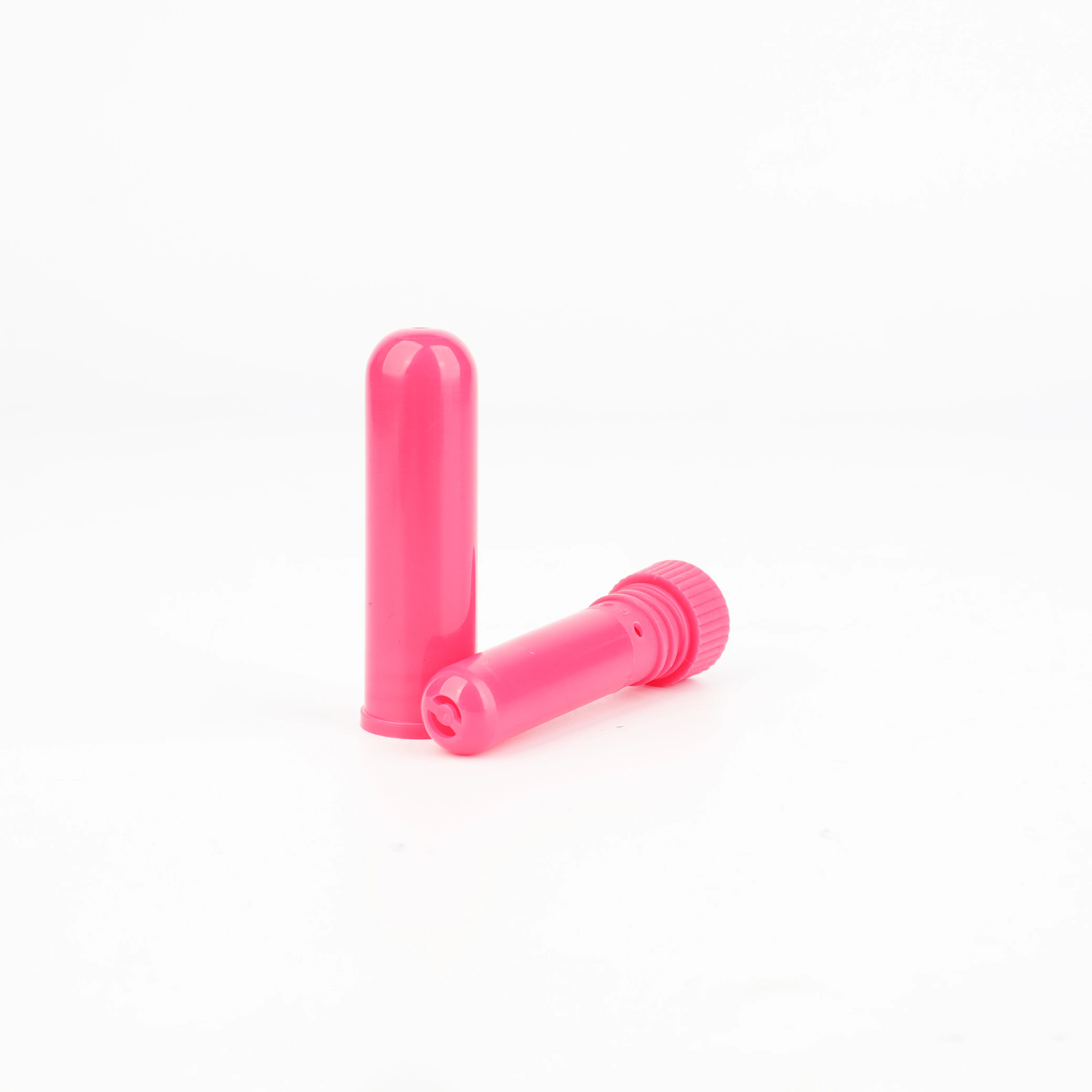 2 In 1 White Empty Blank Nasal Inhaler Packaging Diy Nasal Inhaler Tube With Best Quality Fiber Sticks