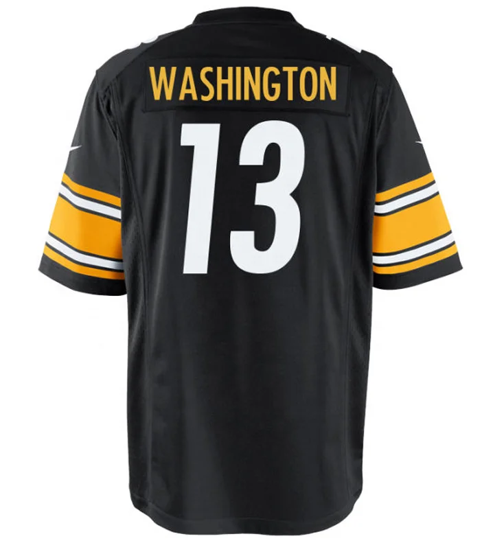 SDG-020 New Stitched American football Jerseys Pittsburgh 3 Haskins Jr. 10 Mitchell Trubisky 8 Pickett 2 Michael Vick 98 Leal