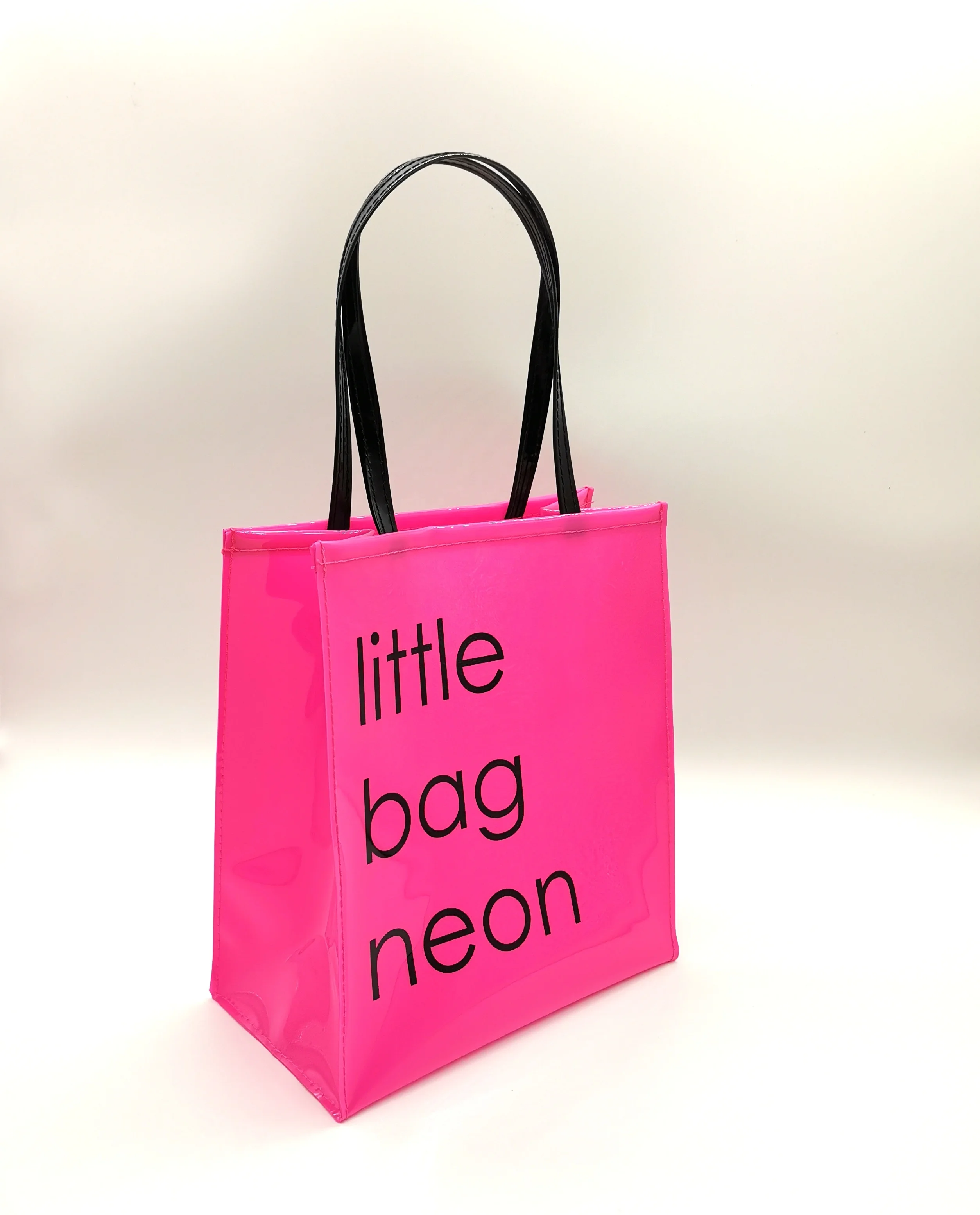 
Wholesale Reusable Clear PVC Handbag New Style Tote Beach Little Neon Bag Shipping Pouch 