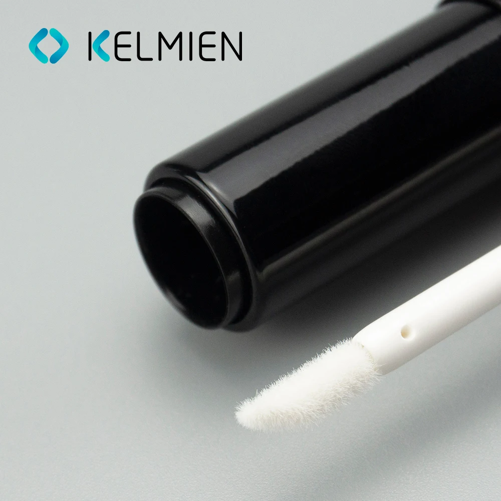 KELMIEN abs plastic double end transparent lip gloss tube lip gloss packaging refillable liquid lipstick tube lip balm container