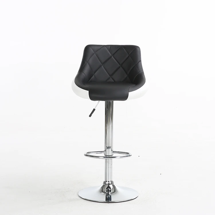 New design Commercial leather swivel rustic bar stool