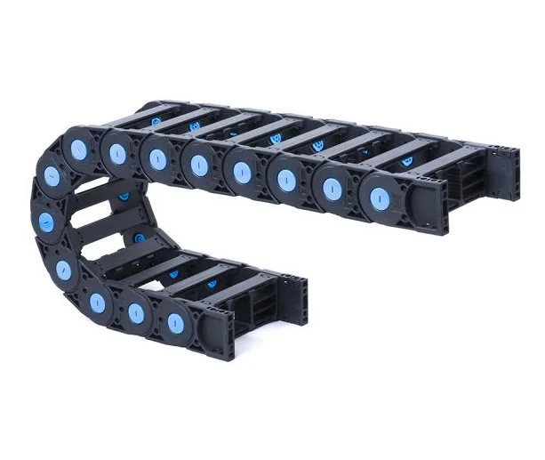 Plastic Nylon Plastic Bridge And Enclosed energy Drag Cable Carrier Chain