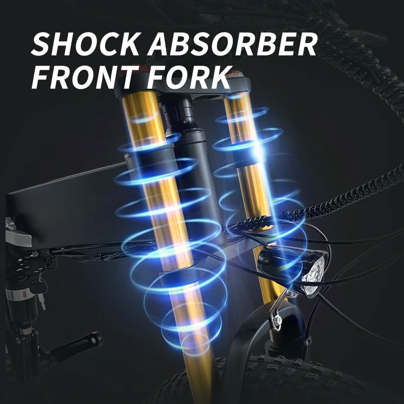 China Fat Tire Folding E bike 1000W Cycle Foldable City Electric Bicycle Mountain Bike For