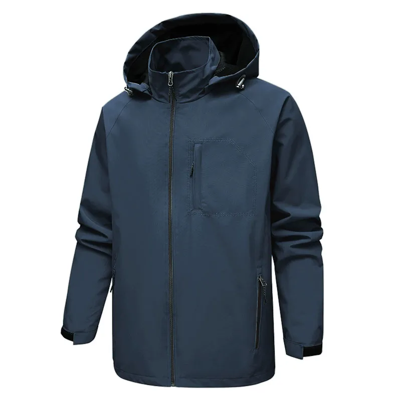 custom logo windbreaker jacket outdoor running  hoody rain crop mens coats spring polyester waterproof jacket