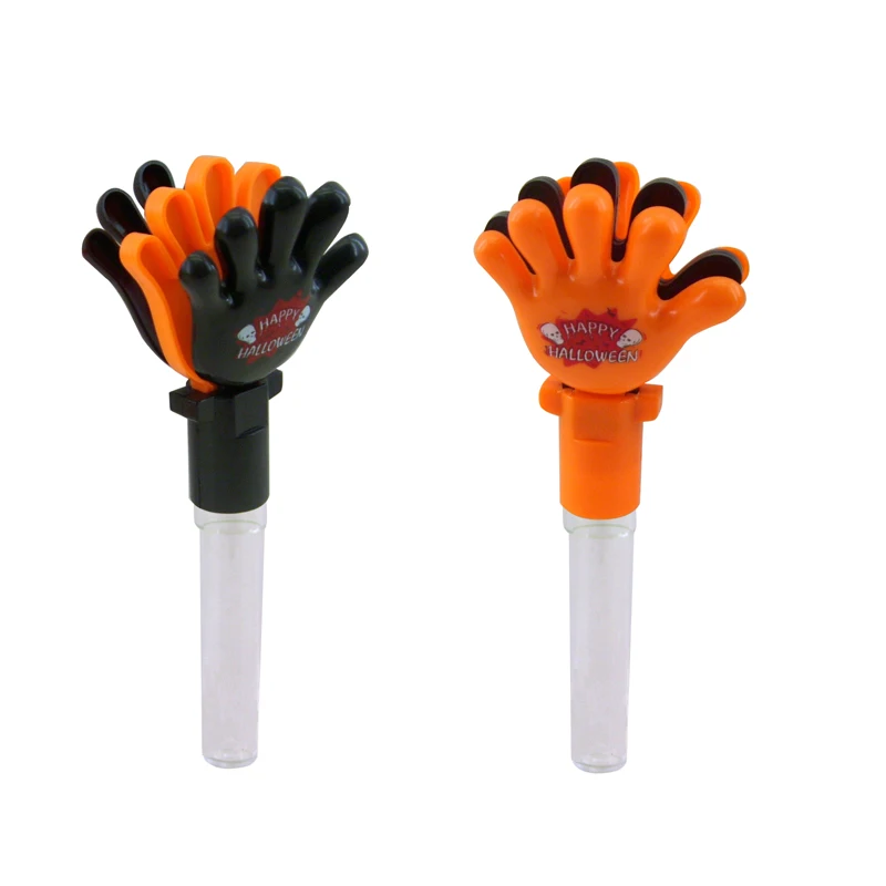 Shantou Candy China Kids Plastic Hand Pat Halloween Candy Toys with Chocolate Candy