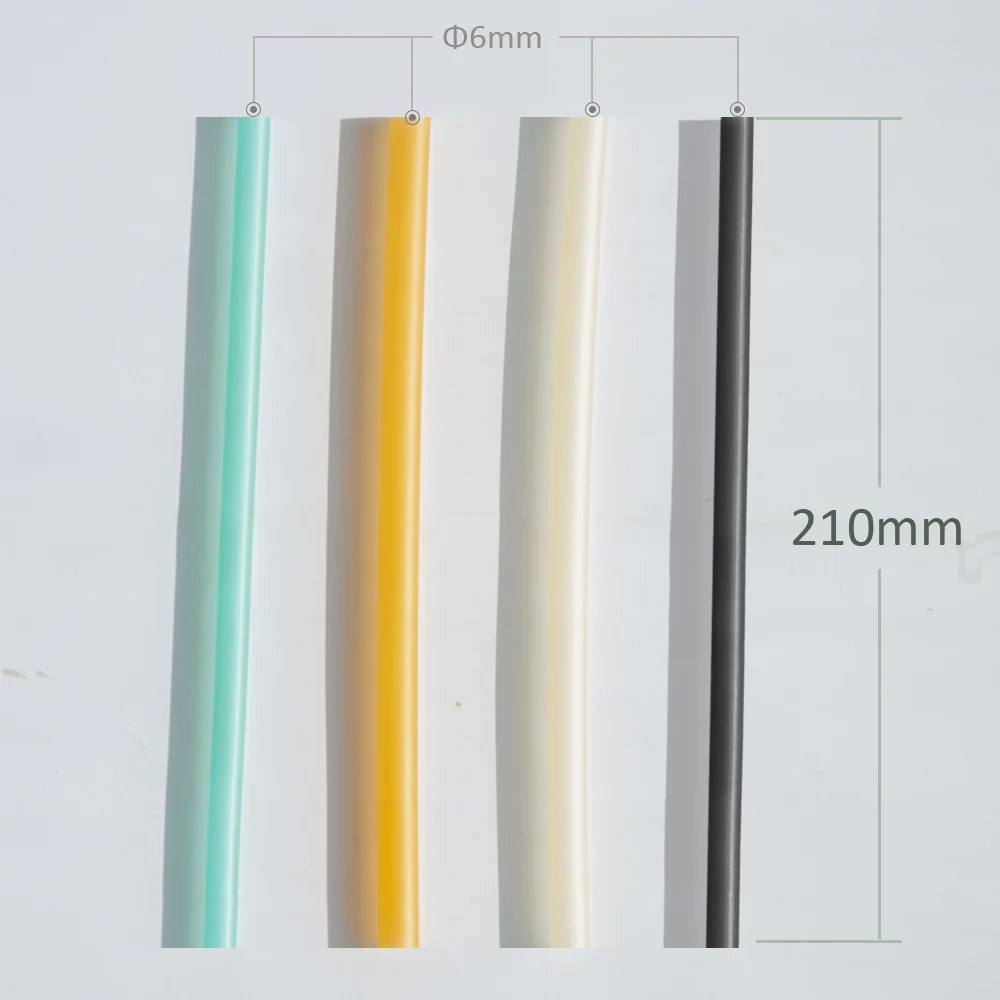 Individual packed biodegradable straws Edible Colorful eatable Cornstarch Juice Rice straw