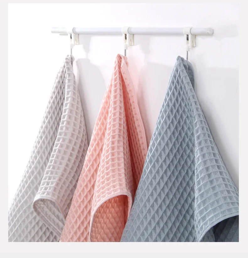 wholesale  high quality waffle towel cotton face towel