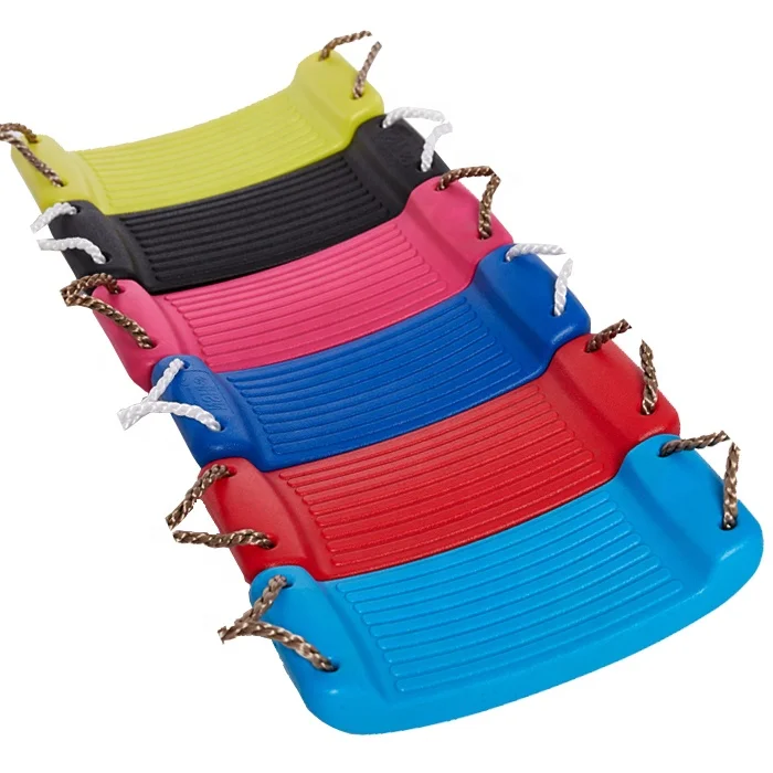 Лидер продаж, изогнутые пластиковые качели для детских сидений для внутреннего и наружного двора