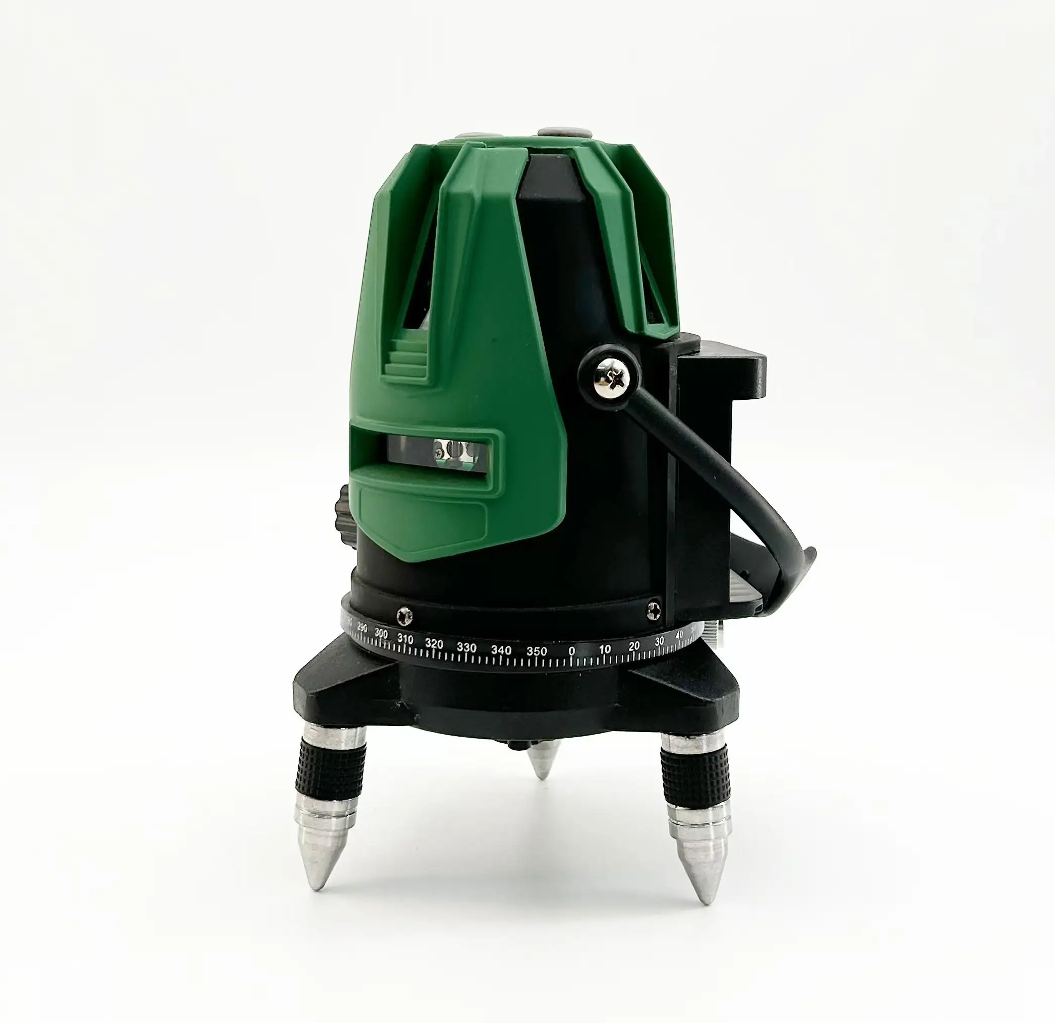 Professional Industrial Grade 5-Line Green Light Laser Level Battery Powered 1-Point Cross Laser